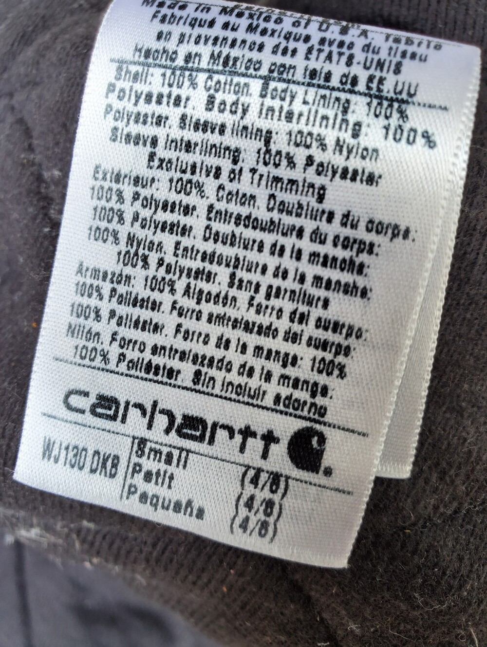 Carhartt Womens Size 4/6 Jacket - Picture 5 of 7